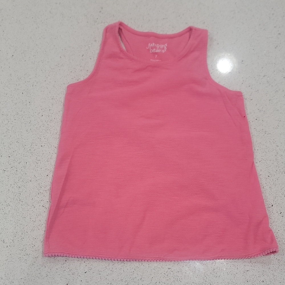 Jumping Beans Pink Tank Top for Kids